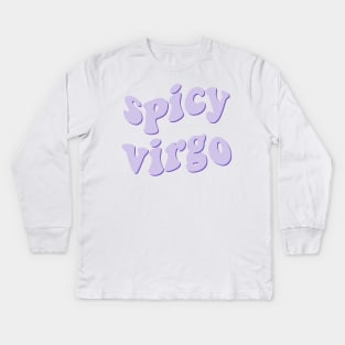 spicy virgo Kids Long Sleeve T-Shirt